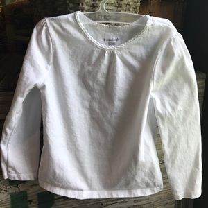 White Garanimals   long sleeve top 💕