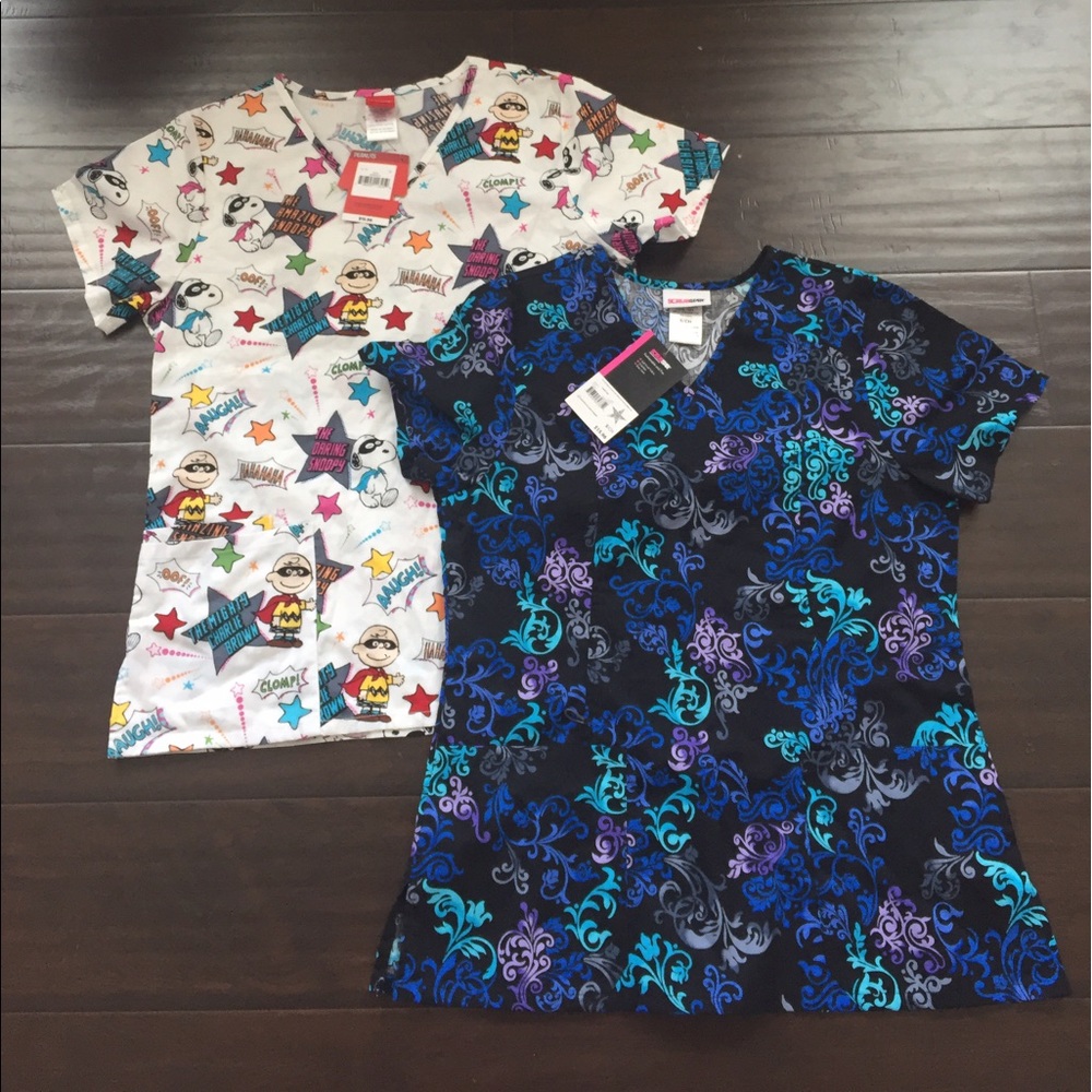 New Scrub tops