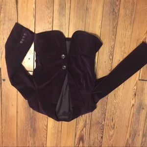 Purple Velvet Jacket