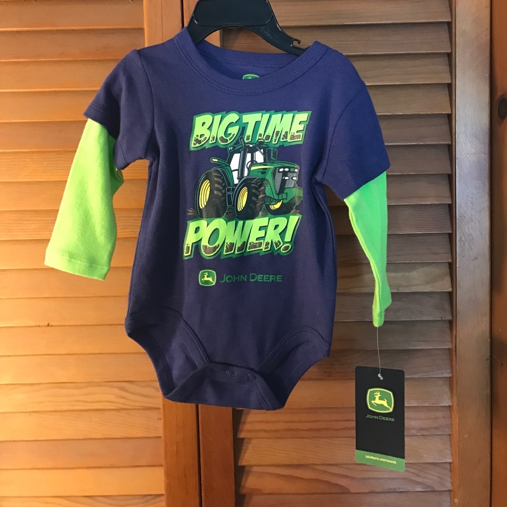 John Deer Purple & Green LS One-Piece MULTI SIZES