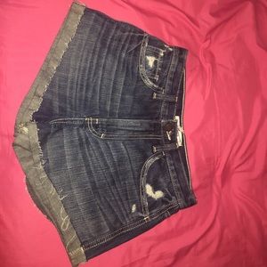 High wasted Hollister shorts. *** NEVER WORN ***