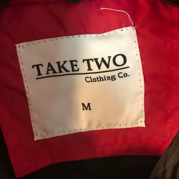 Women's Puffer Vest Take Two Red Medium CJC005 - Picture 3 of 3