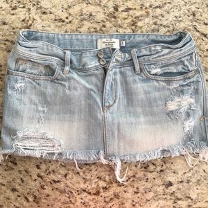 Abercrombie and Fitch Jean Skirt Size 2