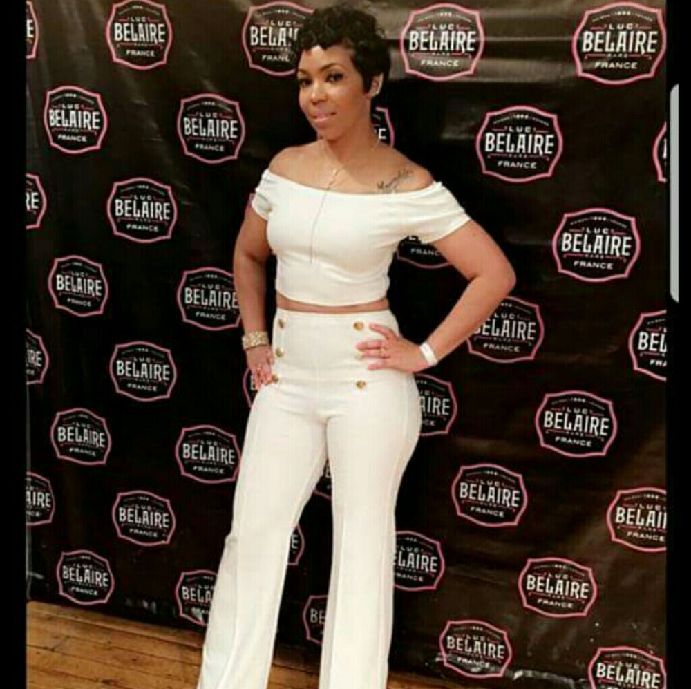 2 piece off the shoulder palazzo pants set