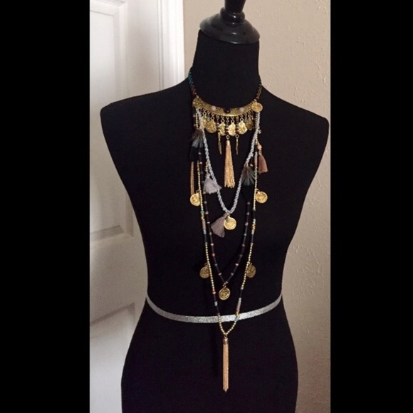 🏆HOST PICK🏆Armenian/Festival Style Necklace blk - Picture 3 of 4