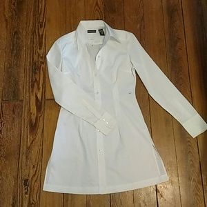 White tunic button up