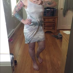 Young fabulous and broke knot front dress