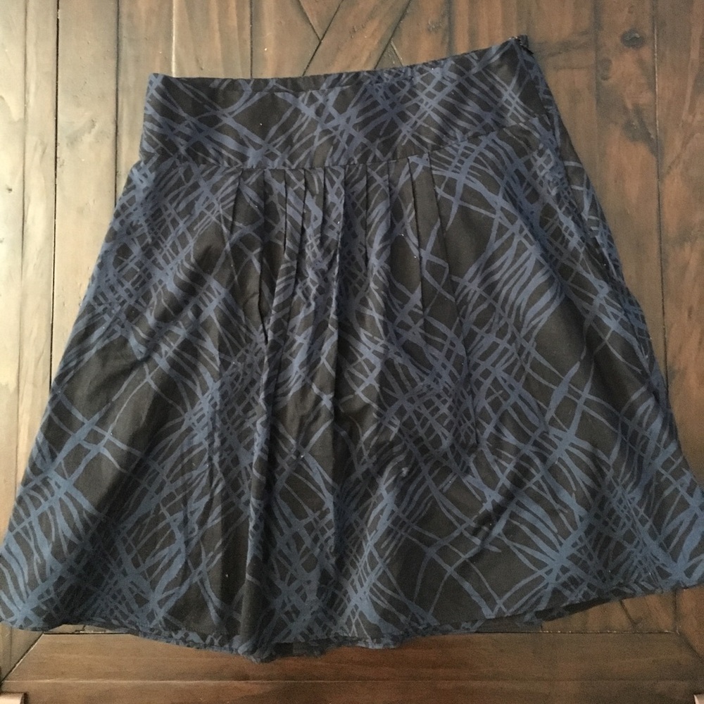 Navy and Black Skirt