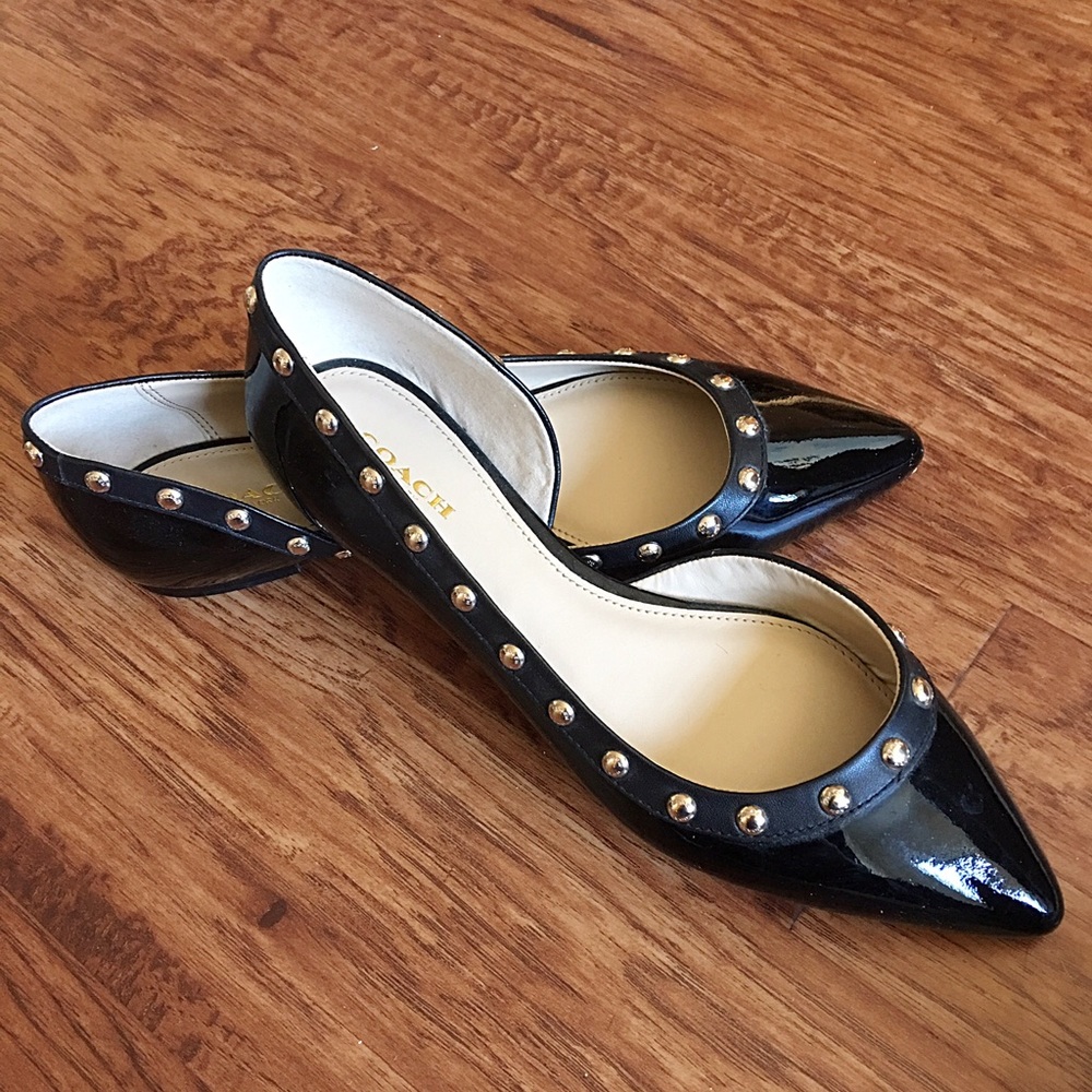 ❌SOLD ON eBay❌Coach Studded Flats