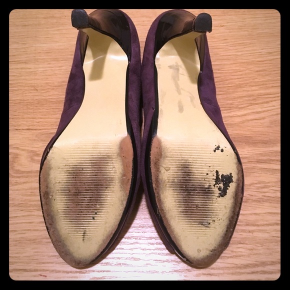 Steve Madden suede peep toe pump; Size 9.5 - Picture 5 of 6