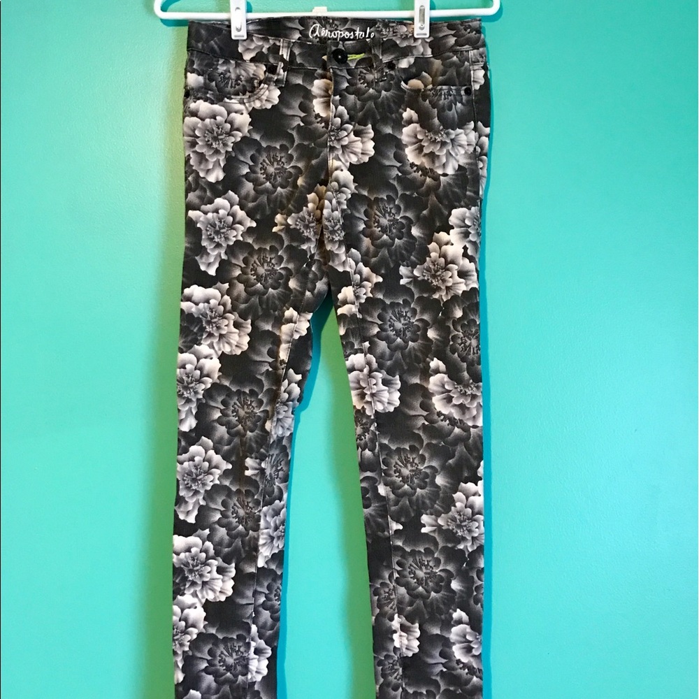 Aeropostale Floral Jeggings