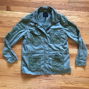 Jessica Simpson Olive Cargo Jacket size S