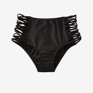 High waisted bikini bottoms
