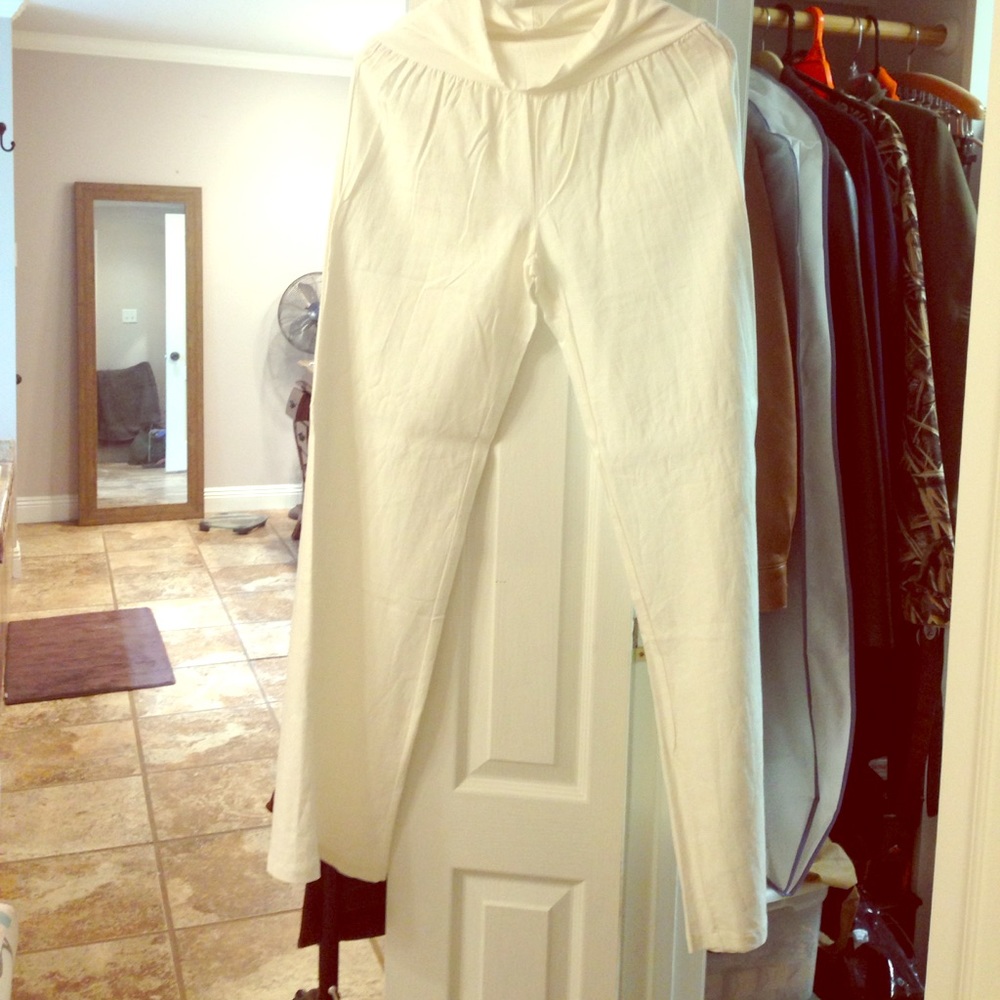 Linen palazzo pants