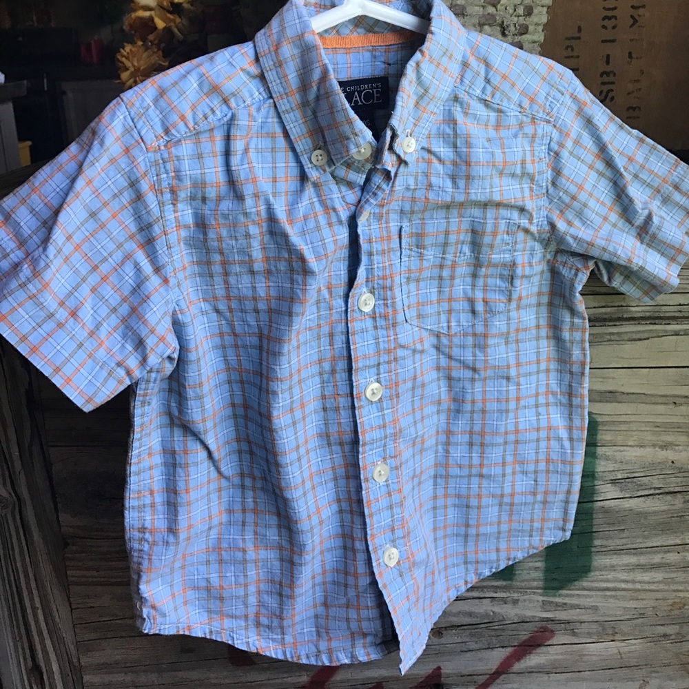Button down pastel blue shirt