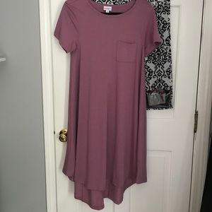 NWOT lularoe Carly dress- mauve color XXS