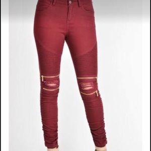 NWOT American Bazi Moto Jeans