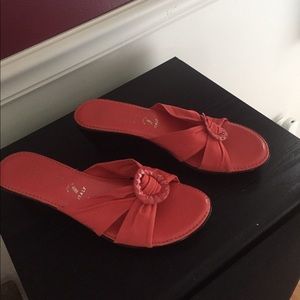 Wedges match Ralph Lauren Dress!