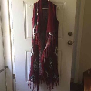 Romeo and Juliet couture floor length sweater vest