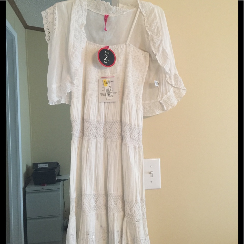 Summer eyelet dress