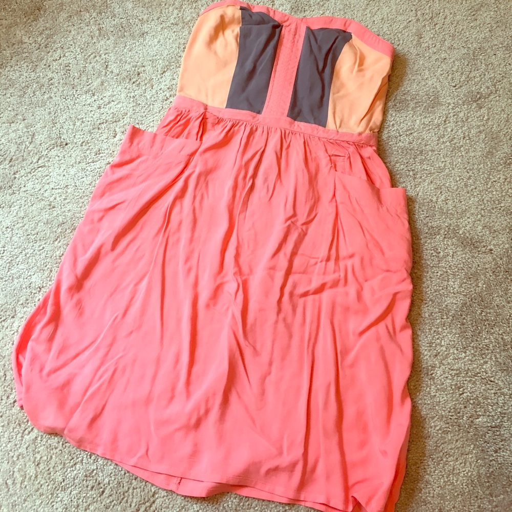 Peachy Bodice Top Sun Dress