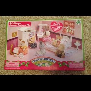 Calico Critters Girl's Bedroom set