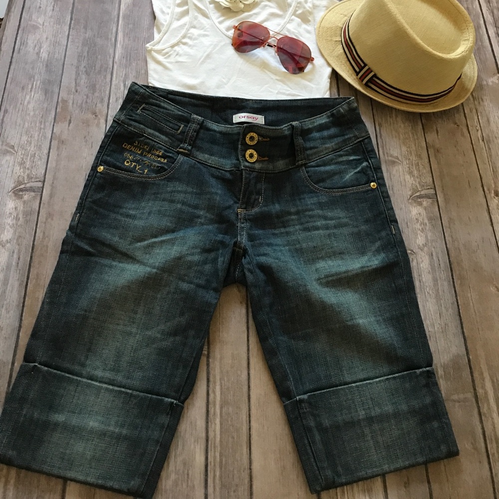 Denim bermuda