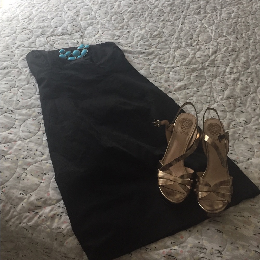 strapless Express dress