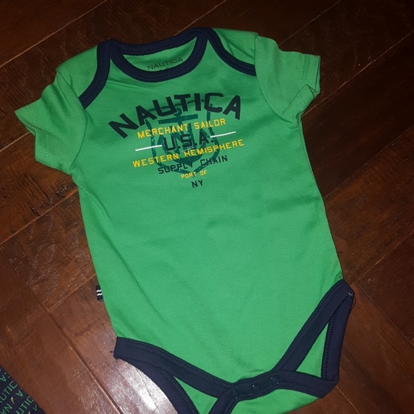 *donated* Nautica onesie set (6-9 months) NWOT - Picture 4 of 6