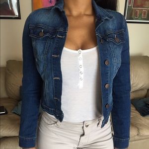 Jessica Simpson Denim Blue Jacket small