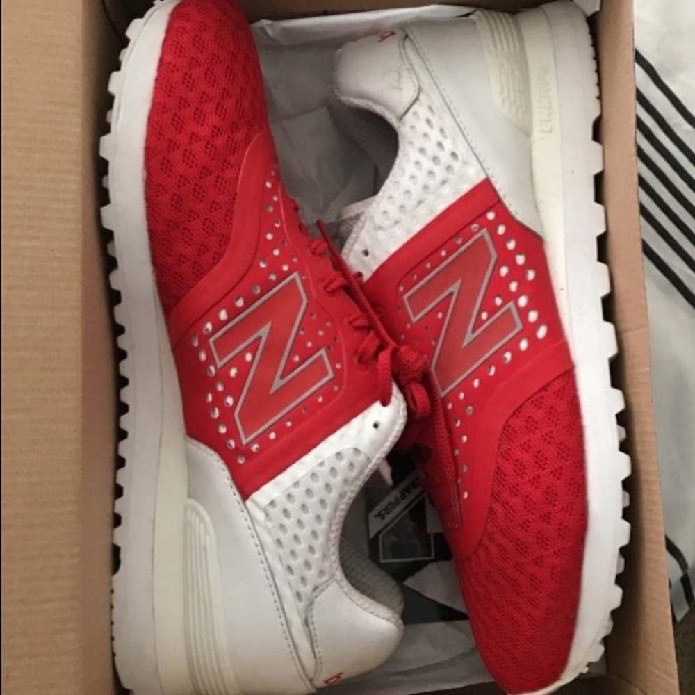 Red lifestyle new balances
