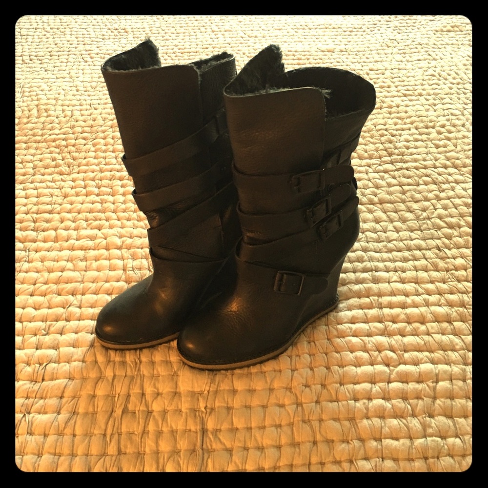 Sam Edelman wedge boots