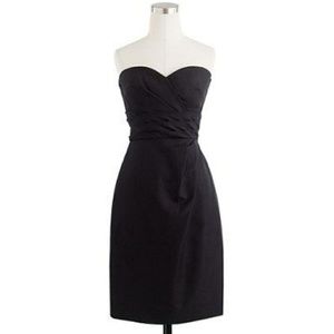 SALE! J Crew strapless black dress - sz 2P