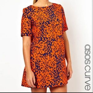 Animal Print Shift Dress