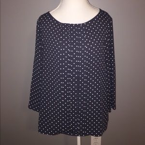 LOFT: Dot Blouse
