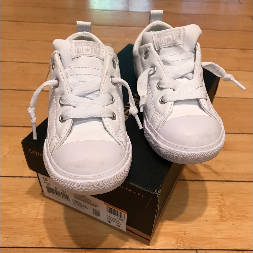 Converse white sneakers