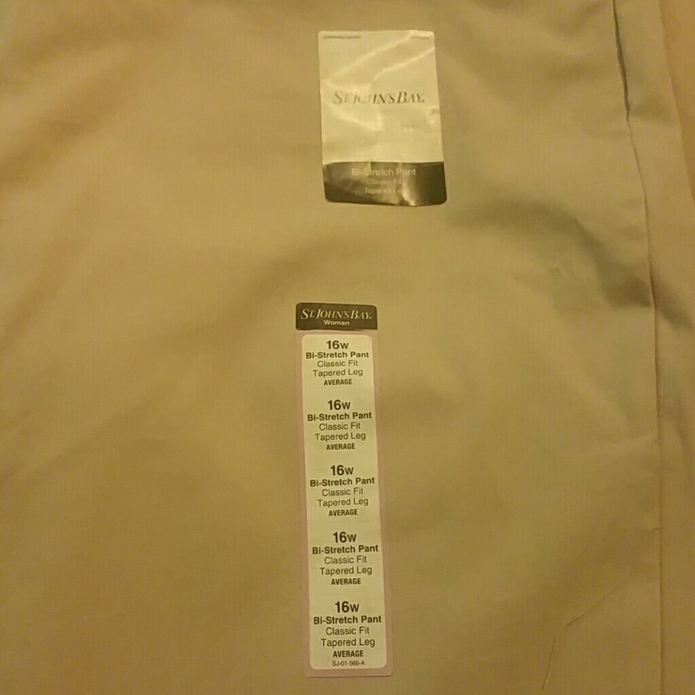 Khaki Bi-Stretch Pants
