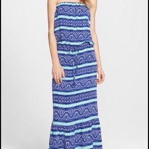 SALE Vineyard Vines beach print maxi NWT