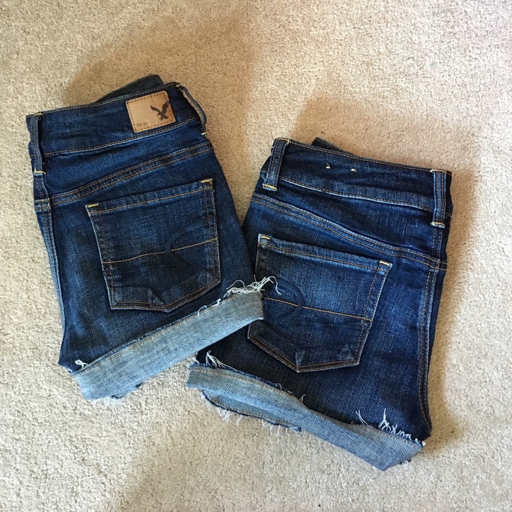 2 American Eagle Jean Shorts