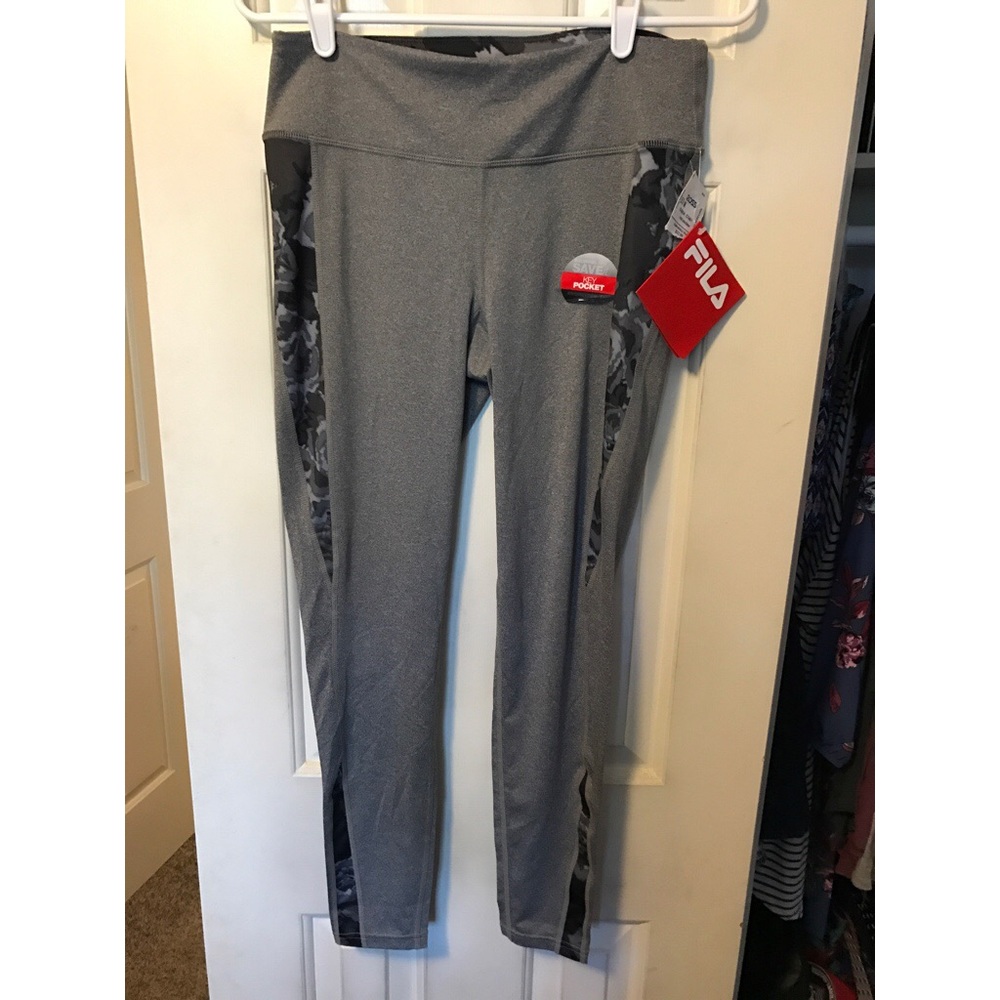 Grey FILA Capri Leggings