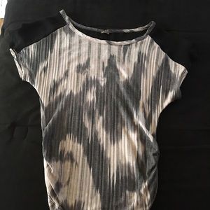 Black,white&gray shirt