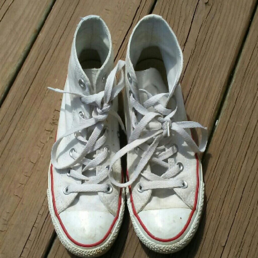 White high top converse