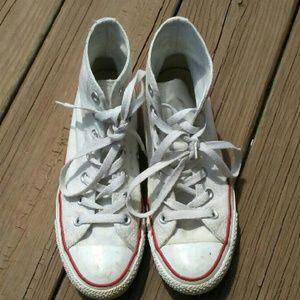 White high top converse