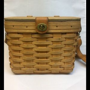 Longaberger Basket Purse with Shoulder Strap