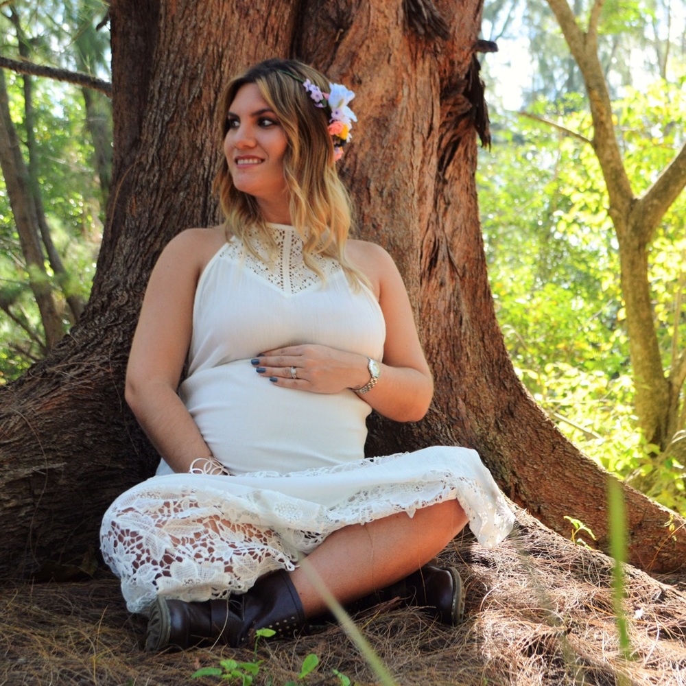 DONATED🚛 White crochet maxi - Picture 1 of 4