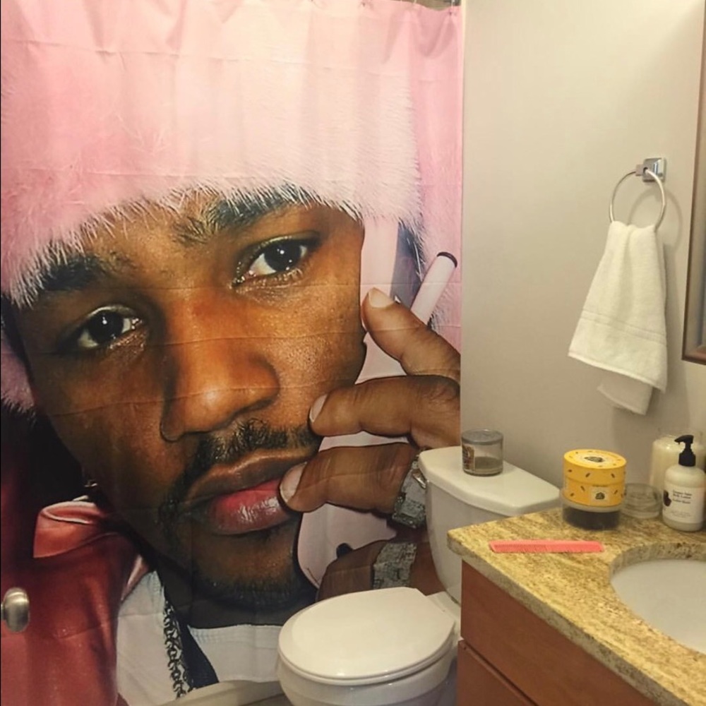 Cam'ron pink haze curtain