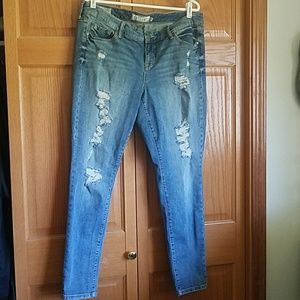 Torrid distressed skinny jean