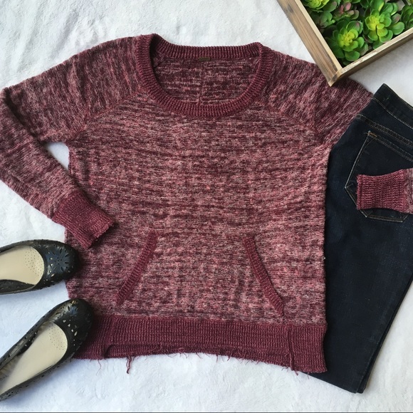 Free People Sweaters - Free People thick knit kangaroo pocket sweater