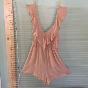 Dusty blush romper