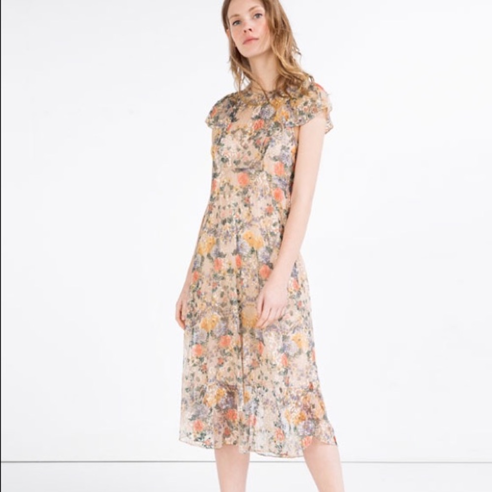 Zara Floral Dress!